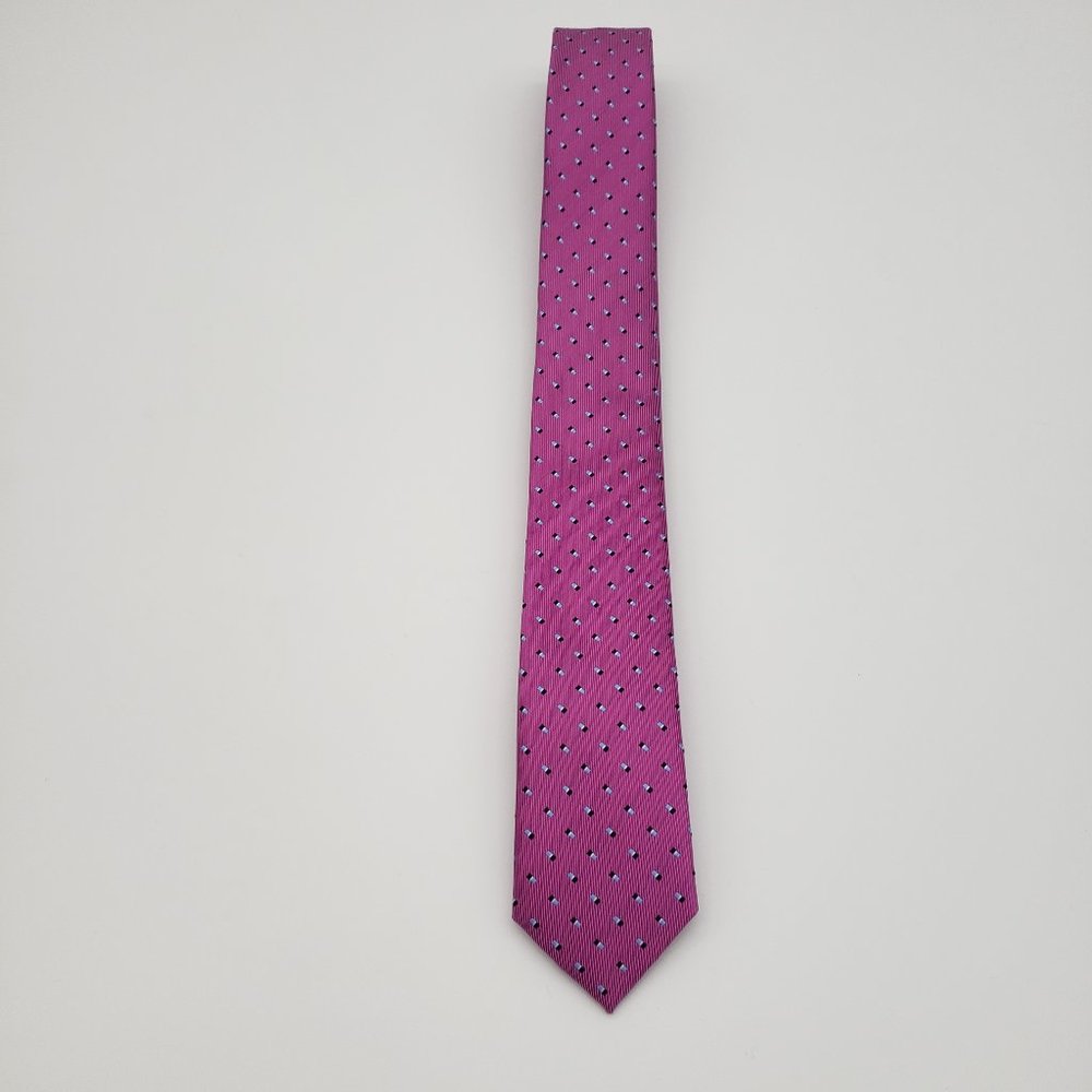 Laurant Bennet Milano Men's Dress Suit Skinny Neck Tie 57"L 2 1/8"W - Picture 7 of 8